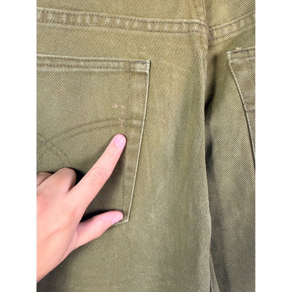 Paco Jeans Men's 36x 32 green Baggy Skater Baggy Streetwear Y2K Vintage Style - Picture 10 of 12